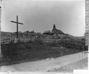 1895 view of St. Peters from the road, Wm Notman & Son, Mc Cord Museum
